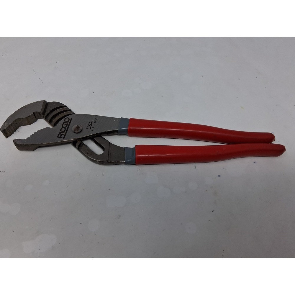 Clean RIDGID 710 10" WATER PUMP PLIERS MADE IN USA. C
